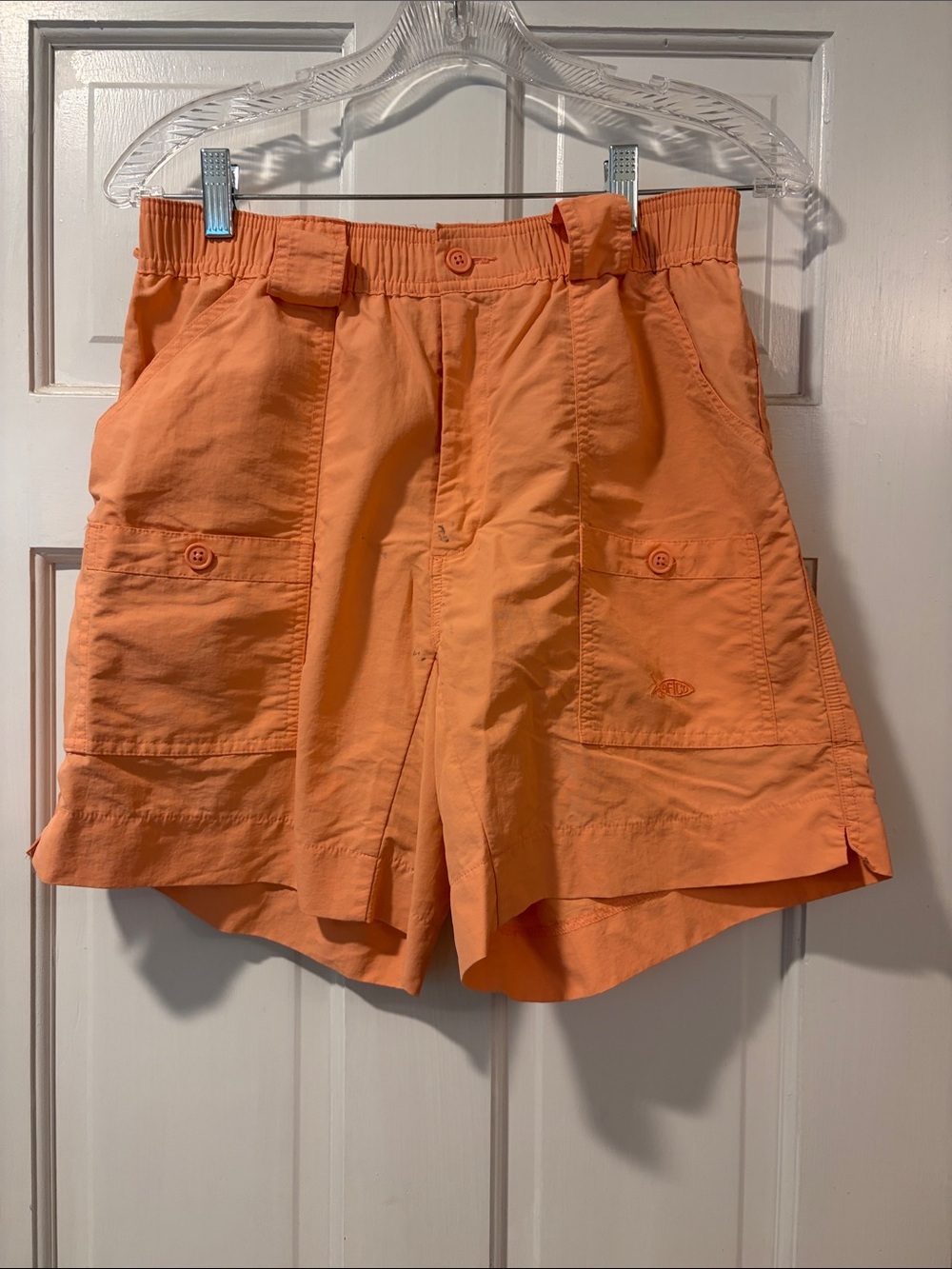 AFTCO Orange Men's Cargo Shorts